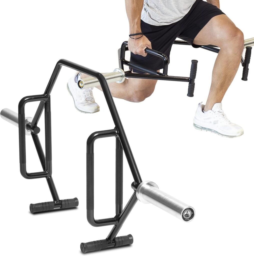 Trap Bar [Bells of Steel] Hex Bar Deadlift, Open-Ended Frame Trap Bars for Weight Lifting, Premium Gym Equipment for Home and Commercial, Built-in Deadlift Jack & Rotating Sleeves, 700lb Capacity