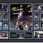 MENKARWHY Anthony Edwards Signed Poster For Kids Room Bedroom Wall Decor-Basketball Superstar Posters Canvas Art Print Picture For Teen Boy Fans Birthday D3gifts