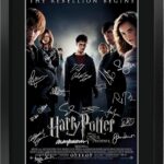 HWC Trading Order of the Phoenix Harry Potter The Cast Daniel Radcliffe Emma Watson Rupert Grint Gifts Printed Poster Signed Autograph Picture for Movie Memorabilia Fans – A3 Framed