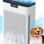 Air Purifiers for Home Large Room 2200 Ft² with Washable Filters, MOOKA HEPA Filter Pet Air Purifier for Bedroom with Fragrance, Air Cleaner for Smoke Dust Pollen Pets Hair Odor, KJ190L White