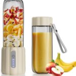 COKUNST 17Oz Portable Blender with 6 Blades, USB-C Rechargeable Personal Smoothie Maker for Shakes & Juices, Compact Mini Mixer for Home, Office & Travel