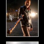 Jeffrey Dean Morgan Negan Pre Printed Signature Signed Mounted Photo Display #1 Printed Autograph Picture 10×8 Inch Mount