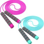 Jump Rope For Kids,Jump Rope Kids,Adjustable Soft Skipping Rope,Toddler Jump Rope With Skin-Friendly Foam Handles For Kids, Boys,Girls,Women, Men,Exercise Activity,Outdoor Fitness