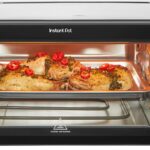Instant Pot No Preheat Required* 6-Slice Air Fryer Toaster Oven with InstantHeat Technology, 10-in-1, Air Fry, Roast, Bake, Sear Crisp, Toast, Bagel, Broil, Dehydrate, Reheat, and Make Pizza