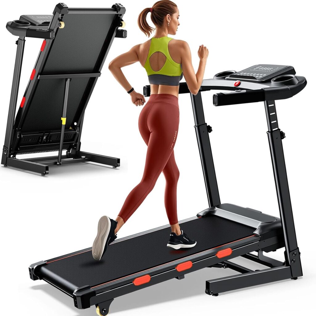 340lb Capacity Walking Pad Treadmill with 12% Incline, Big LED Display Under Desk Treadmill Support Full Manual/3-Preset Countdown/App Mode, Portable Treadmills for Small Spaces