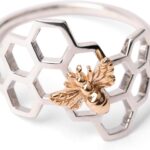 NINA DESIGNS Recycled Sterling Ring – 925 Sterling Silver Ring, Silver Jewelry for Women, Trendy Rings for Women