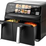 ChefRobot Dual Air Fryer 8 Quart TFT Touch Screen Non Toxic for Family Size/Kitchen/RV