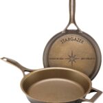 Stargazer 12-Inch Cast Iron Skillet | Made in USA, Seasoned, Premium Frying Pan for Grilling, Searing, Baking & More – Durable Cast Iron with Smooth Cooking Surface