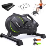 YOSUDA Under Desk Bike Pedal Exerciser – Magnetic Mini Exercise Bike for Arm/Leg Exercise, Desk Pedal Bike for Home/Office Workout