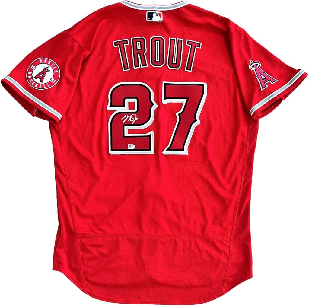 Mike Trout Los Angeles Angels Signed Authentic Nike Jersey MLB Authentic – Autographed MLB Jerseys