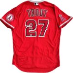 Mike Trout Los Angeles Angels Signed Authentic Nike Jersey MLB Authentic – Autographed MLB Jerseys