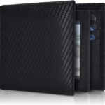 Oak Leathers Leather Wallet for Men – RFID Bifold Wallets with 9 Credit Cards 1 ID Window Slim Minimalist Front Pocket Gift For Men