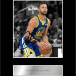 Generic Stephen Curry Pre Printed Signature Signed Mounted Photo Display #22 Printed Autograph Picture