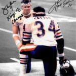 Ikonic Fotohaus Jim McMahon Walter Payton Signed Photo Autograph Print Wall Art Home Decor