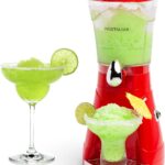 Nostalgia Margarita Machine – Blender for Smoothies, Margaritas, Daiquiris, and Slushies – Red – 64-Ounce