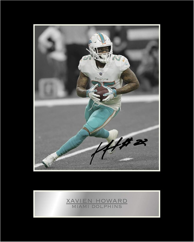 iconic pics Xavien Howard Print Signed Mounted Photo Display #05 Printed Autograph Picture Print