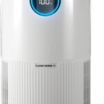 Shark Air Purifiers for Bedroom, Office, Dorm, Small Room, HEPA Air Filter, Odor Eliminator, Covers Up To 500 SQ FT, Air Filtration Removes Smoke, Dust, Allergens, Pet Dander, and Pollutants, HP102