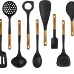 STAUB Silicone with Wood Handle 11-pc Cooking Utensil Set