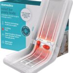 Homedics ShiatsuFlex Massage Cushion, Advanced Shiatsu Therapy, FlexTrack Technology, Deep-Kneading for Pain Relief in Back, Shoulders & Leg Muscles, Soothing Heat, Lightweight & Portable