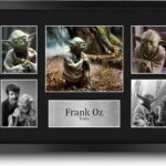 HWC Trading Frank Oz Yoda Presents 16 x 12 inch (A3) Printed Gifts Signed Autograph Picture for Movie Memorabilia Fans – 16″ x 12″ Framed