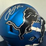 Jared Goff Signed Autographed Full Size Replica 2024 Alternate Helmet Fanatics z – Autographed NFL Helmets