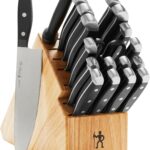HENCKELS Statement Razor-Sharp 20-Piece Knife Set with Block, Chef Knife, Bread Knife, German Engineered Knife Informed by over 100 Years of Mastery, Natural