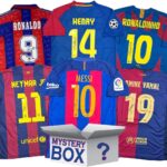 FC Barcelona Autographed/Signed Soccer Jersey Mystery Box with PSA JSA or Beckett COA