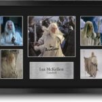 HWC Trading Sir Ian McKellen Lord of the Rings Gandalf 16 x 12 inch (A3) Printed Gifts Signed Autograph Picture for Movie Memorabilia Fans – 16″ x 12″ Framed