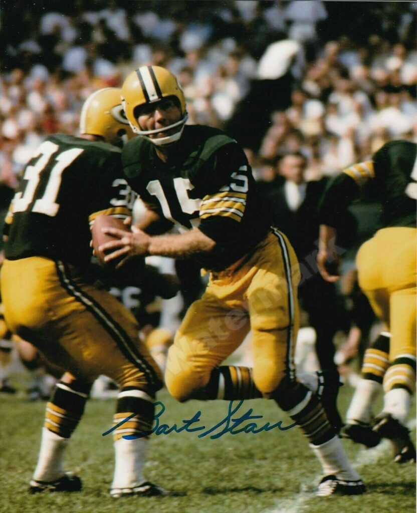 Bart Starr Packers Signed Autograph Photo REPRINT RP – Photo Art Print by PHOTOOH! (8 X 10 GLOSSY PRINTS)