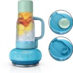 Ninja BlendBOSS | Personal Smoothie Blender & Tumbler | 26oz Travel Tumbler w/Leakproof Lid & Intergrated Chug Spout | AutoIQ Technololgy | 1200 Peak Watt | Blue Rasberry | DB301BLBRN | (NEW)
