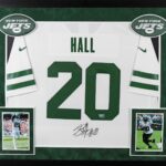 Jets Breece Hall Signed Nike Game Framed Jersey Fanatics – Autographed NFL Jerseys