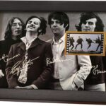 veratwo Signed The Beatles Poster Framed Photo Gift 8×6 Inches,with 1x 35mm Twist and Shout Film Display,Cool Beatles Memorabilia Gifts for Birthday/Mother’s Day/Christmas