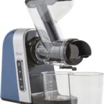 Omega Cold Press Juicer Machine, Vegetable and Fruit Juice Extractor, BPA Free, Slow Masticating High Juice Yield with Wide Mouth Chute, 200-Watt, Blue