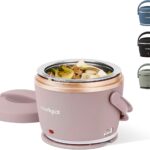 Crock-Pot 20-Ounce Electric Lunch Box, Portable Food Warmer, Blush Pink | Perfect for Travel, Car, On-the-Go | Spill-Free, Dishwasher-Safe