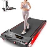 Walking Pad Treadmill, Anylife Incline Walking Pads Under Desk 330lb Capacity, 2.5HP Portable Treadmills for Home, Compact Treadmill Small Running Pad with LED Display, Remote Control