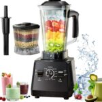 Professional Smoothie Blender,High Speed Countertop Smoothie Maker with 65oz BPA-Free Jar, 8 Stainless Steel Blades,Variable Speed – Ideal for Smoothies, Shakes, Nuts, Frozen Fruits, and More