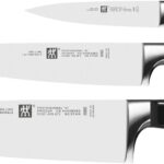 Professional S Zwilling J.A Henckels 3 Piece Knives Set, Black/Stainless Steel (35602-000-0)