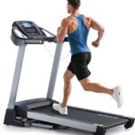 Treadmill with 15% Auto Incline – 350 LBS Capacity, 3.5HP Electric Folding Treadmill Up to 10MPH Speed, Running Machine with 20″ Wide Tread Belt & LCD Display for Home Use, Bluetooth Speaker