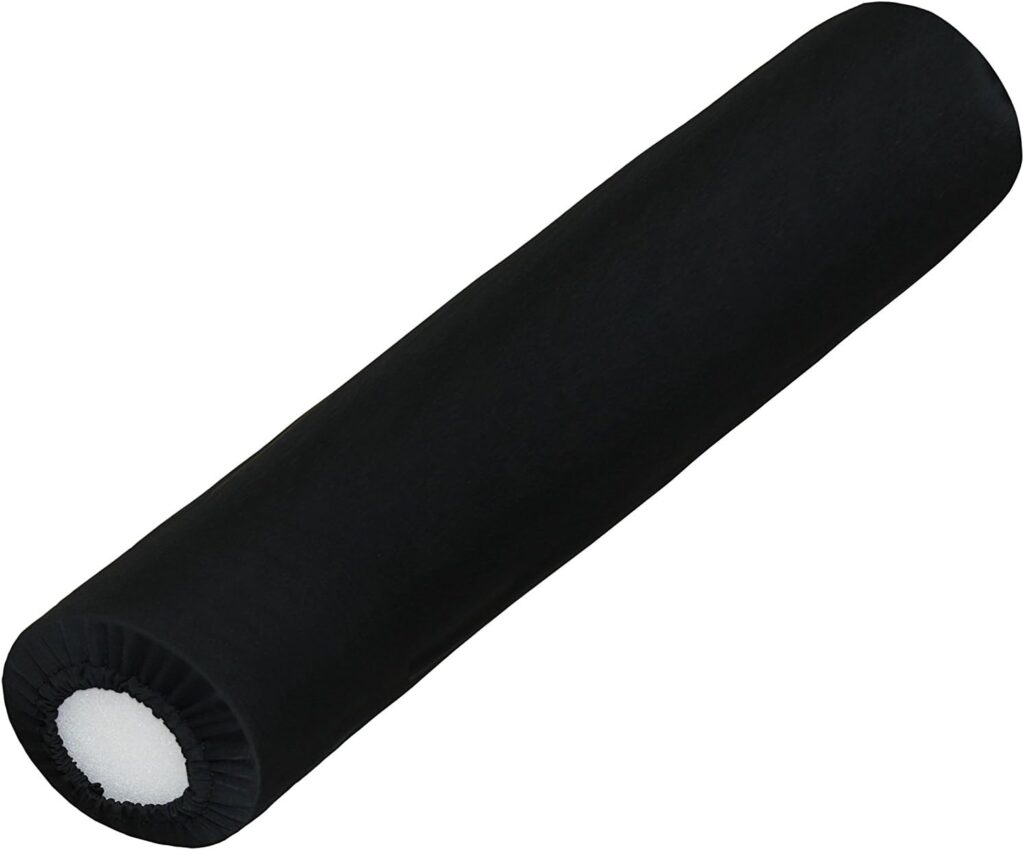 Rehabilitation Advantage Black Fabric Foam Roller Cover (Cover Only), 36″ Long