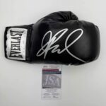 Autographed/Signed Jake Paul Black Everlast Boxing Glove JSA COA