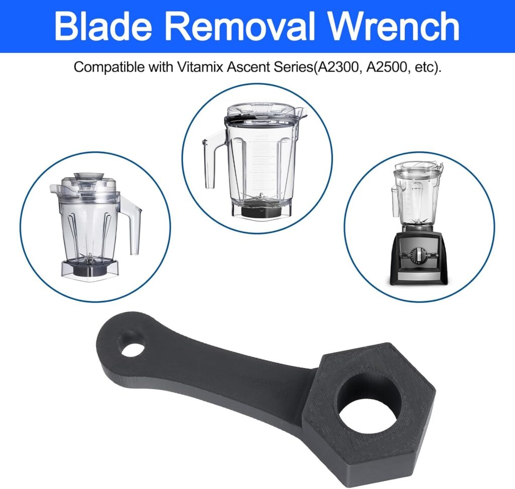 Blender Blade Removal Tool for Vitamix Ascent Blender Series, Blade Removal Replacement Accessories (Black)