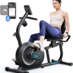 MERACH Recumbent Exercise Bike for Home with Smart Bluetooth and Exclusive App Connectivity, LCD, Heart Rate Handle, Magnetic Recumbent Bikes S08/S23