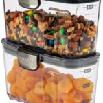 Progressive International ProKeeper+ Clear Plastic Airtight Food Baker’s Kitchen Storage Organization Container Canister Set with Magnetic Accessories, 2- Piece Set (Cereal 1.5-Quart)