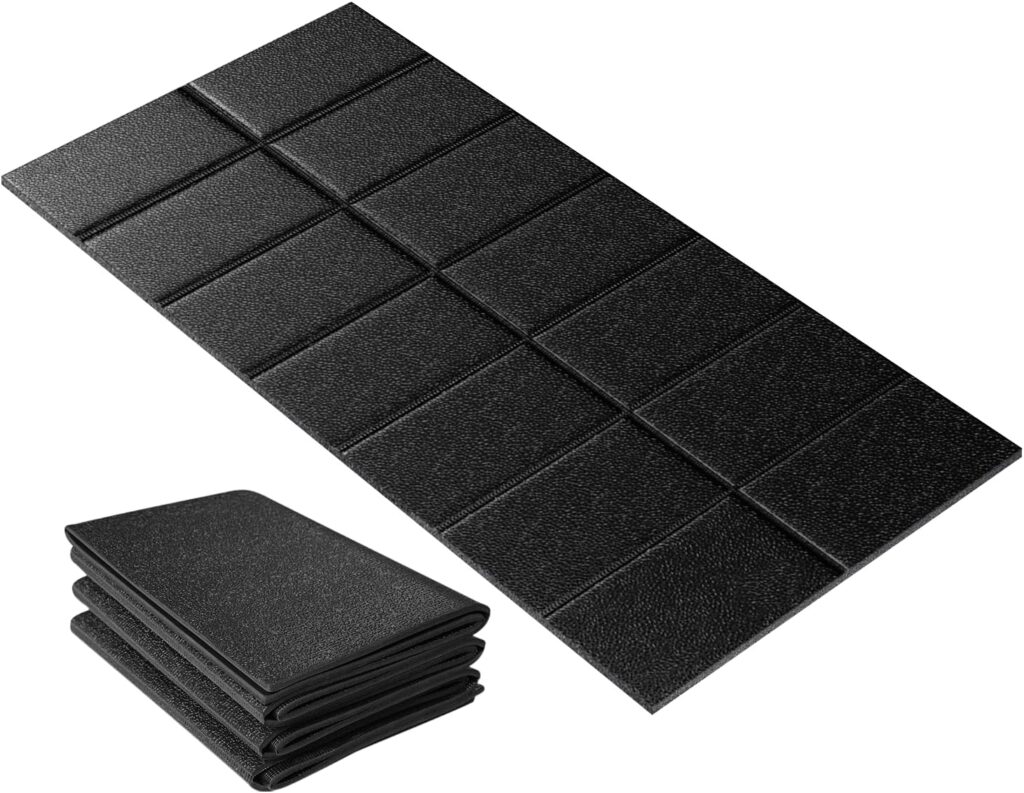 Walking Pad Mat for Carpet, Treamill Mat for Hardwood Floors, High Density, 1/4 Thickness, Folable, Floor Protection for Bike, Elliptical, Treadmill