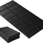 Walking Pad Mat for Carpet, Treamill Mat for Hardwood Floors, High Density, 1/4 Thickness, Folable, Floor Protection for Bike, Elliptical, Treadmill