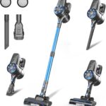 Cordless Vacuum Cleaner, 8-in-1 Lightweight Stick Vacuum with Powerful Suction, Self-Standing, 40 Mins Max Runtime, Rechargeable Vacuum Cleaners for Home, Hardwood Floor, Carpet, Pet Hair N3S