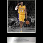 Kobe Bryant Print Signed Mounted Photo Display #01 Printed Autograph Picture Print