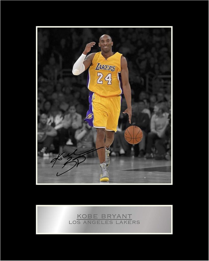 Kobe Bryant Print Signed Mounted Photo Display #01 Printed Autograph Picture Print