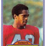 1980 Topps #415 Mike Haynes New England Patriots NFL Football Card NM-MT