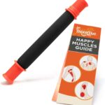 Tiger Tail 11in Massage Stick Portable Roller, Handheld, Deep Tissue Foam Roller for Legs, Neck, Calves, Thighs, Shins & Back, The Roadster 11, Made in USA, Orange Black